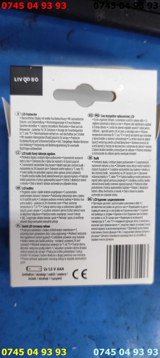 ceas bucatarie arata ora temperatura data si 2 alarme
