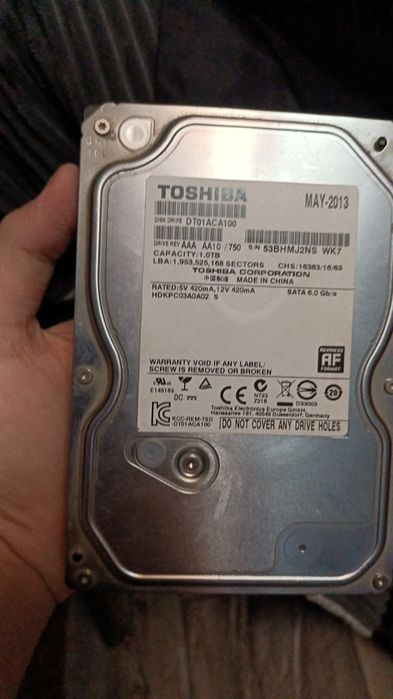 жёсткий диск 1 терабайт