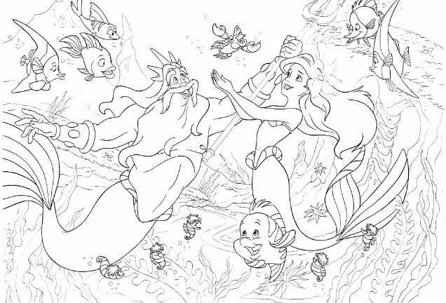Детски пъзел Lisciani The Little Mermaid, 108 части, 31788