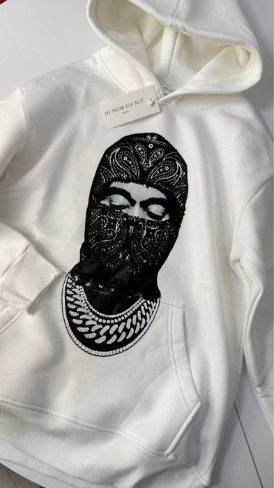 Stoc hanorac IH NOM UH NIT  alb