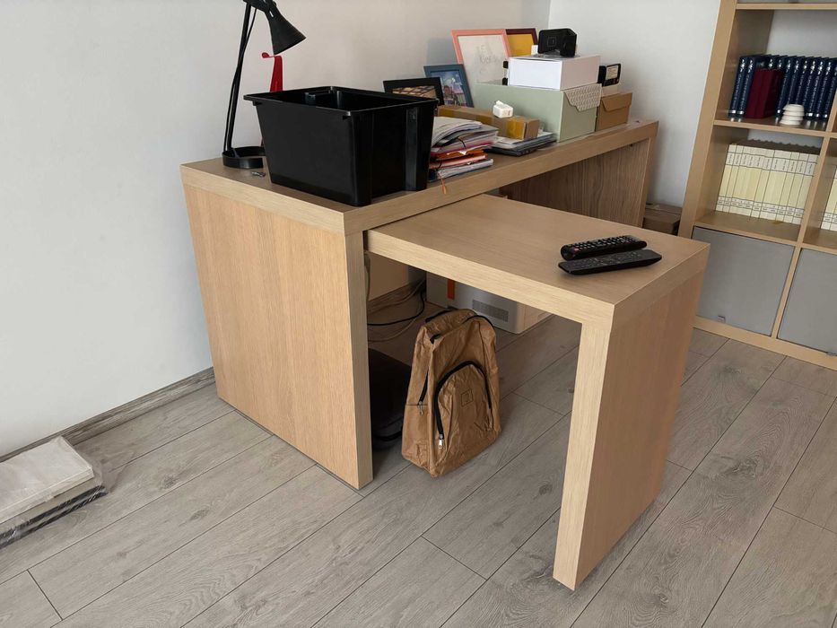 Birou cu tăblie culisantă Malm Ikea