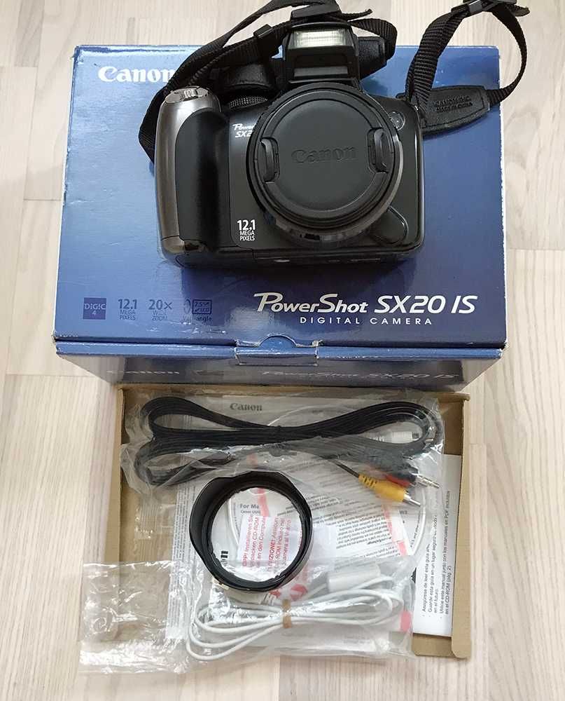 CANON PowerShot SX20 IS цифров фотоапарат с чантичка