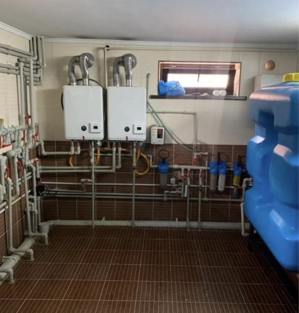 Установка газовый котлов отопление