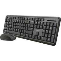 Tastatura si mouse, Trust Ody, Wireless, Negru