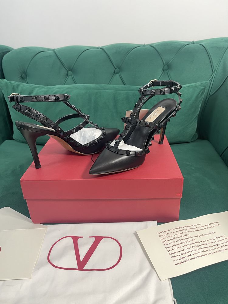Pantofi Valentino piele naturala 100% Full Box Premium colectie noua