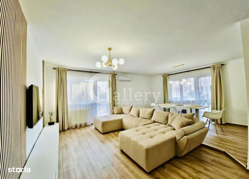 Ap modern 3 camere 2 bai si loc de parcare privat