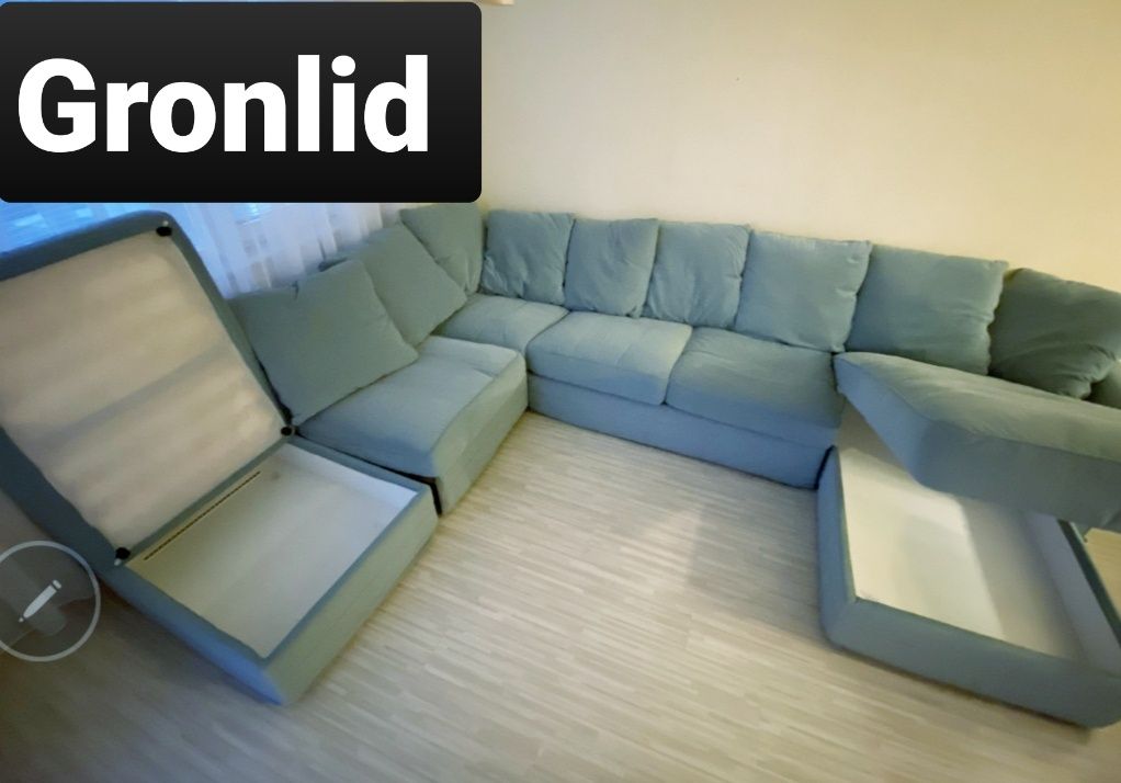Ъглов диван Ikea Gronlid предложението е валидно 14 дни!