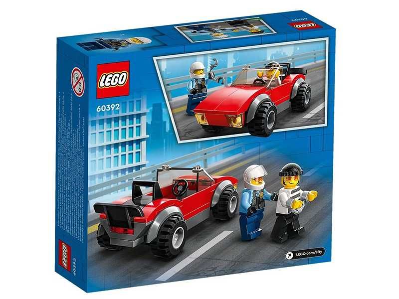 НОВИ! LEGO® City Police 60392 Преследване с полицейски мотоциклет
