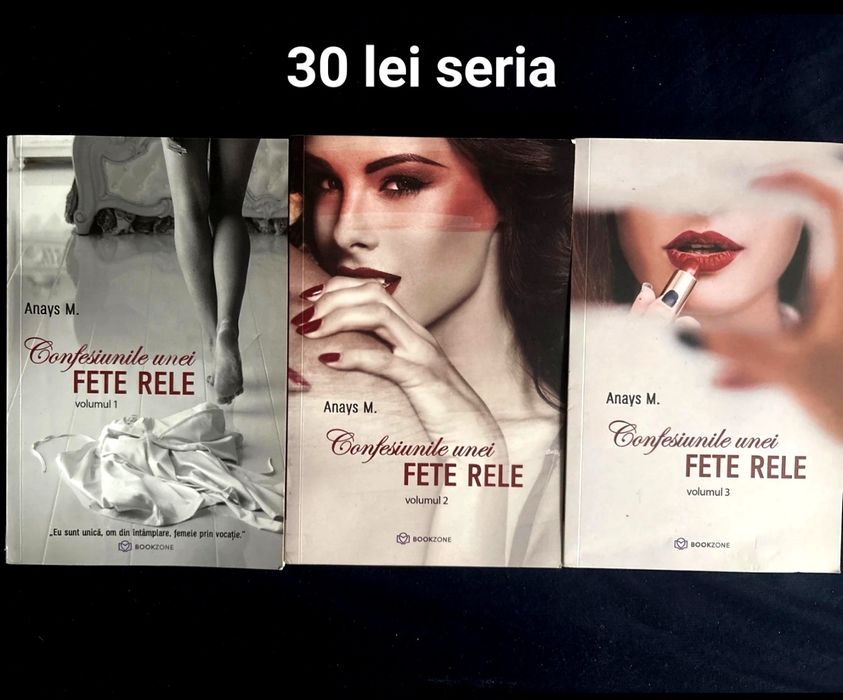 Serie cărți Confesiunile unei fete rele de Anays M.