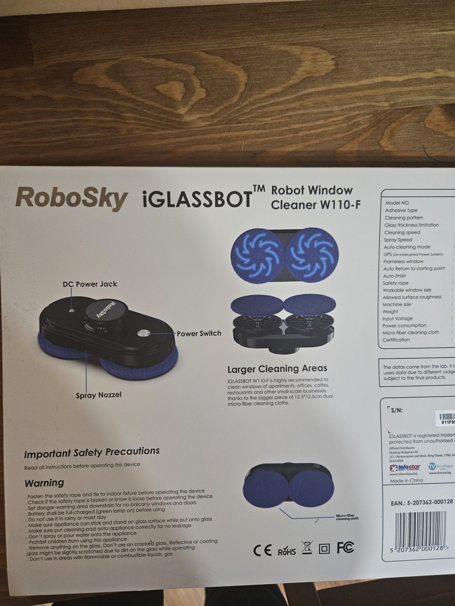 RoboSky inglassbot - robot window cleaner W110 - F