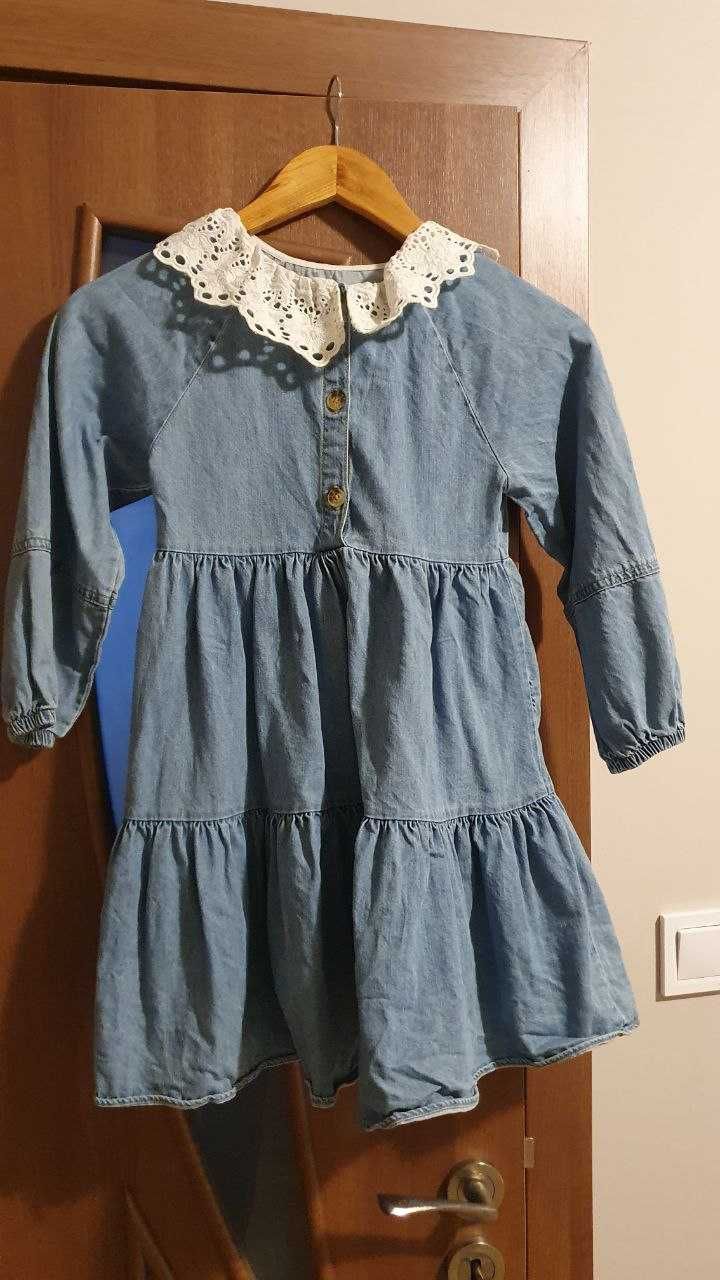Рокля ZARA деним 128 см