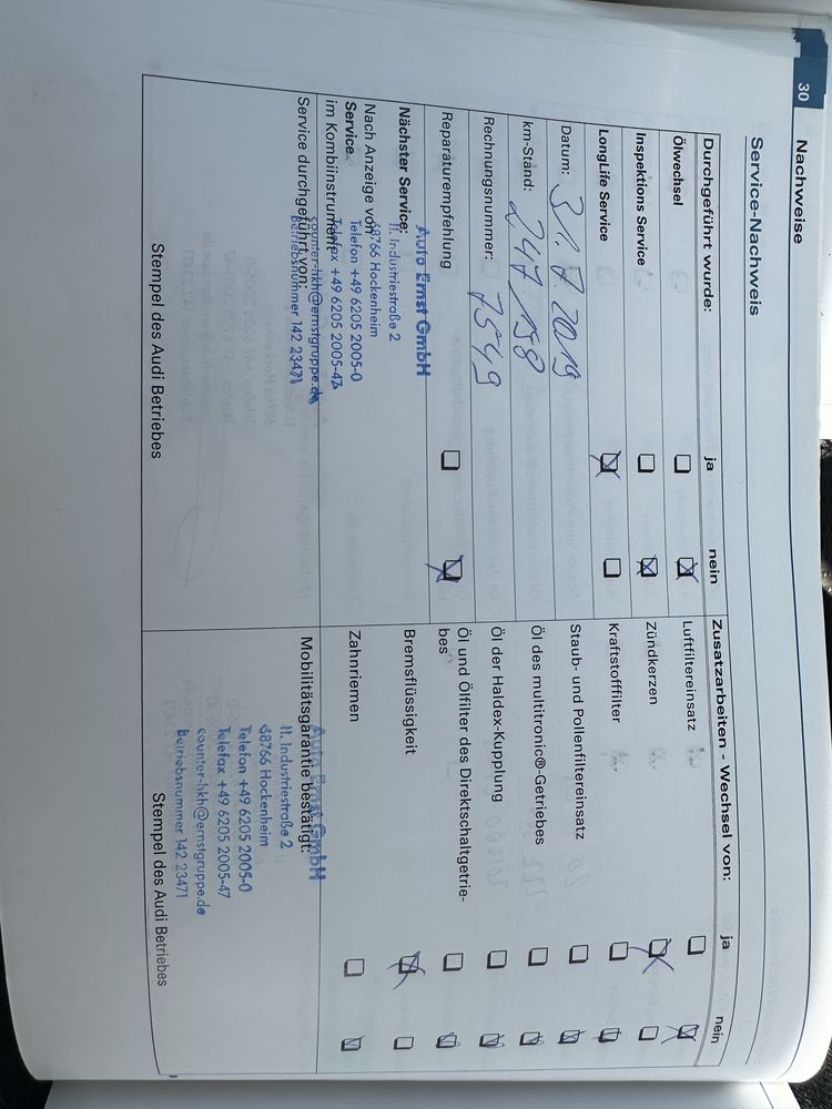 Vand audi Audi A6