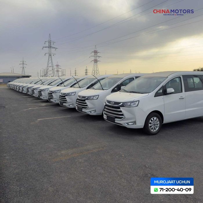 2025 yilda ishlab chiqarilga Jac M4lar  Nukus filialimizda sotuvda