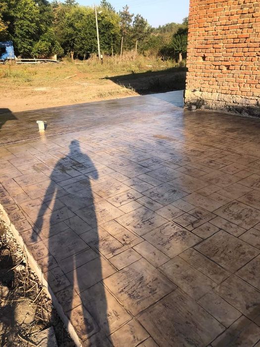 Щтампован бетон и шлаифан бетон