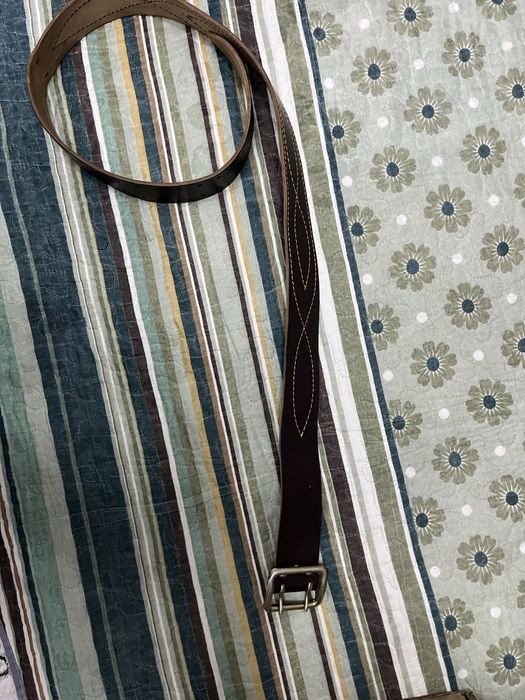 Кожанныы ремень военный новая