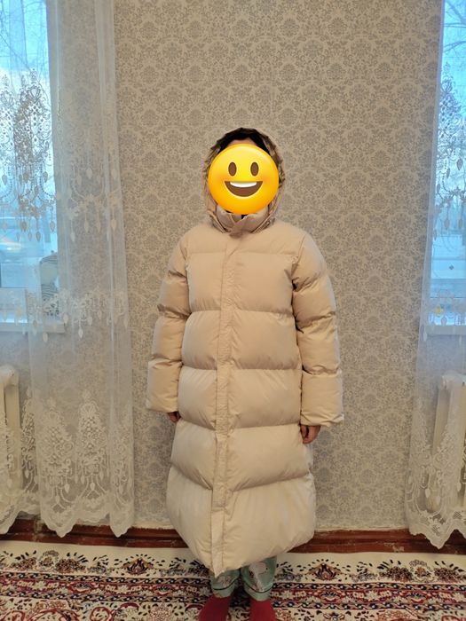 Зимняя одежда , пуховик женский оверсайз. С капюшоном