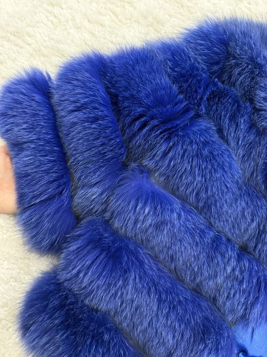 Палто лисица естествен косъм