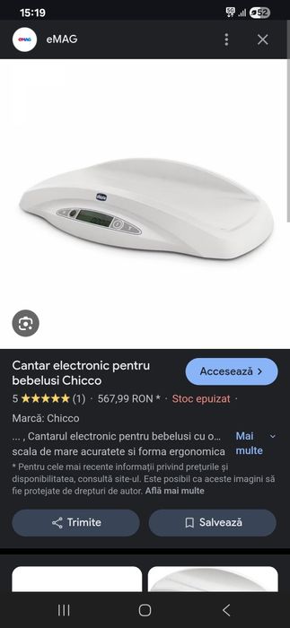 Cantar bebelusi Chicco