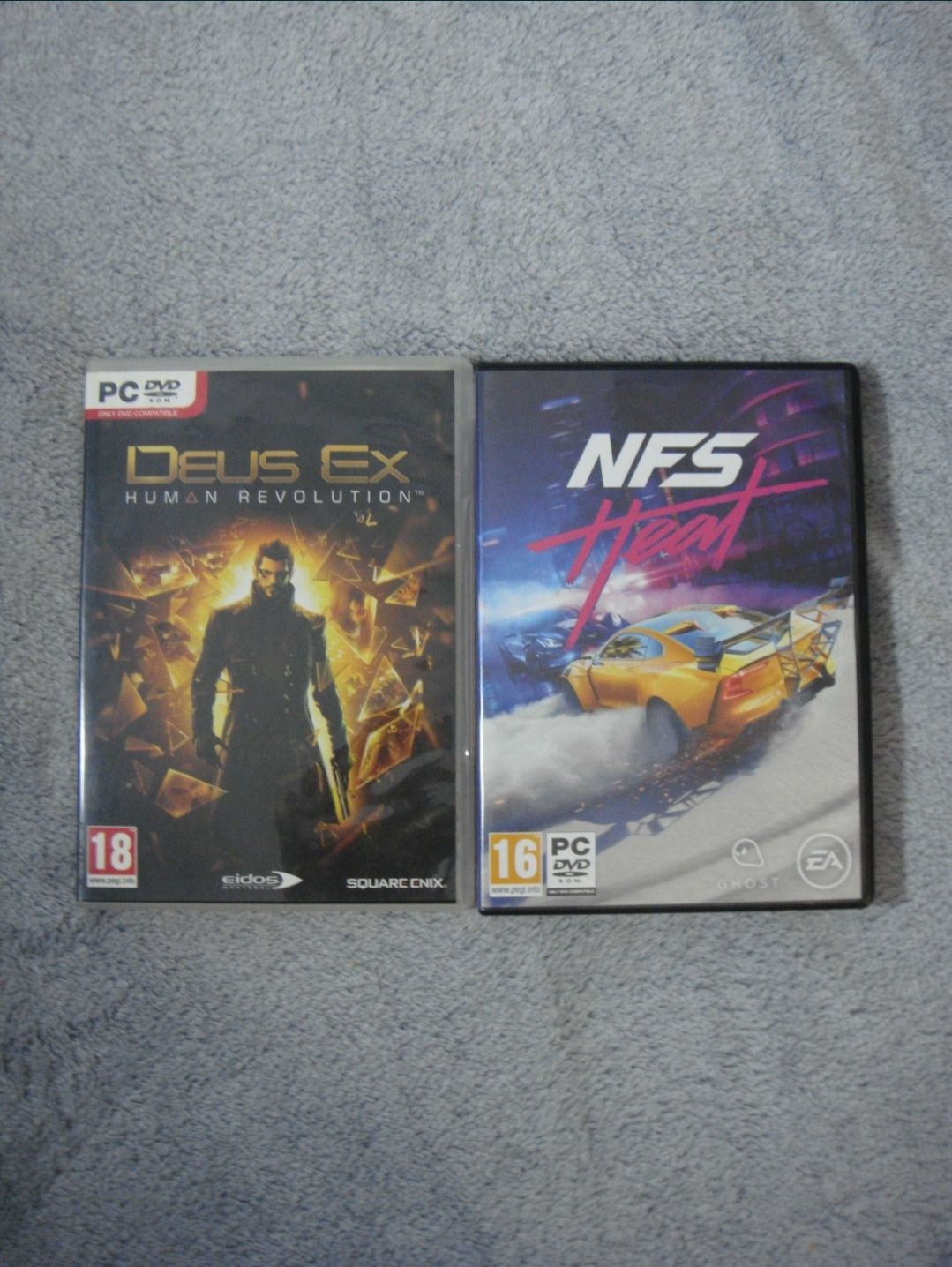 Игри за компютър Need for speed heat i Deus ex human revolution
