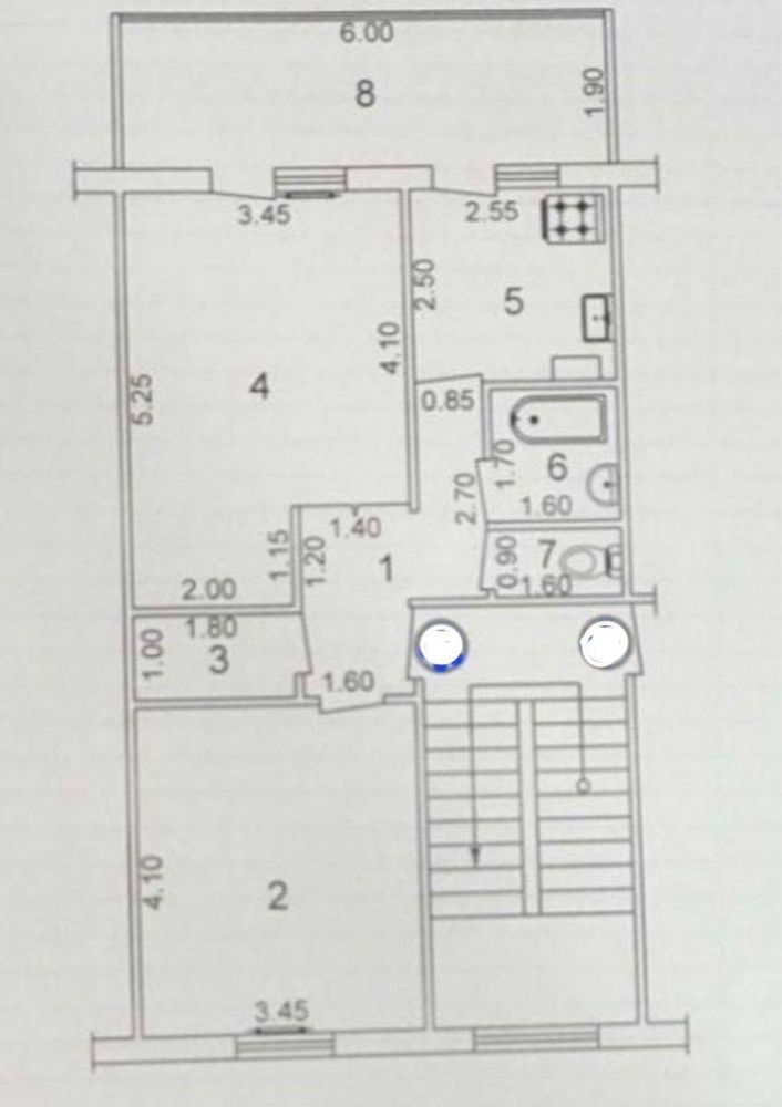 2/4/5 Феруза / Экобазар / 62м2