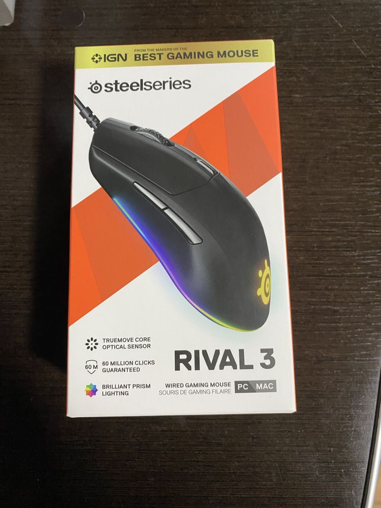 Mouse Gaming Steelseries Rival 3