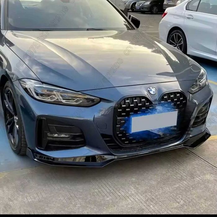 Prelungire Bara Fata BMW Seria 4 G22 G26 2020- M Sport Negru Lucios