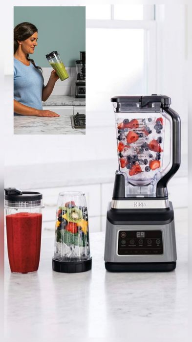 Кухненски робот Ninja BN800EU, 1200W, 2,1Л, 3в1, Auto-iQ, 3 скорости