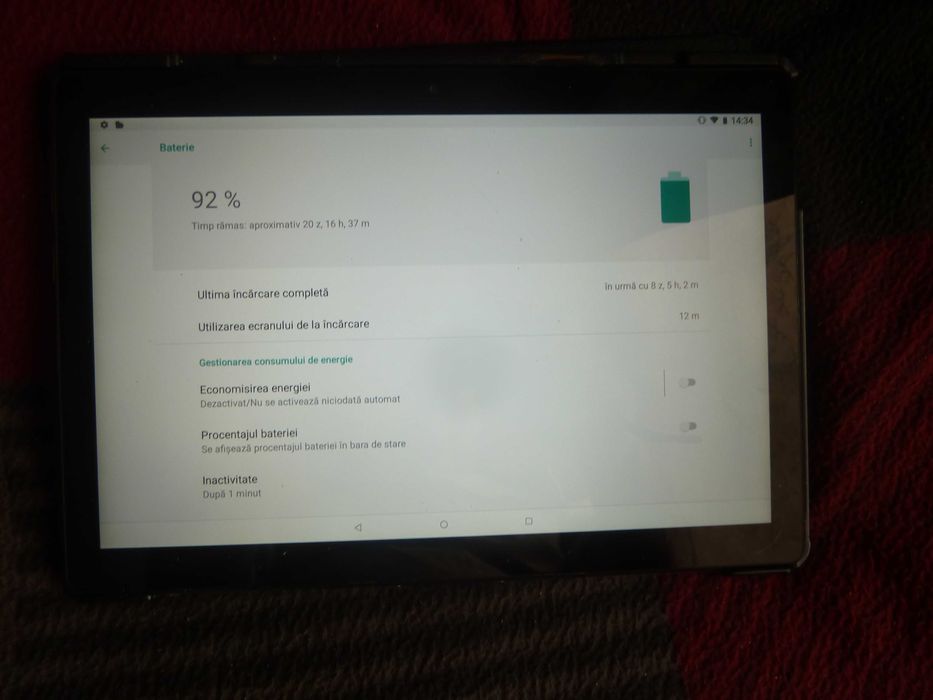 tableta lenovo M10 TBX605F,ram3gb/32gb,android8.1,stare foarte buna