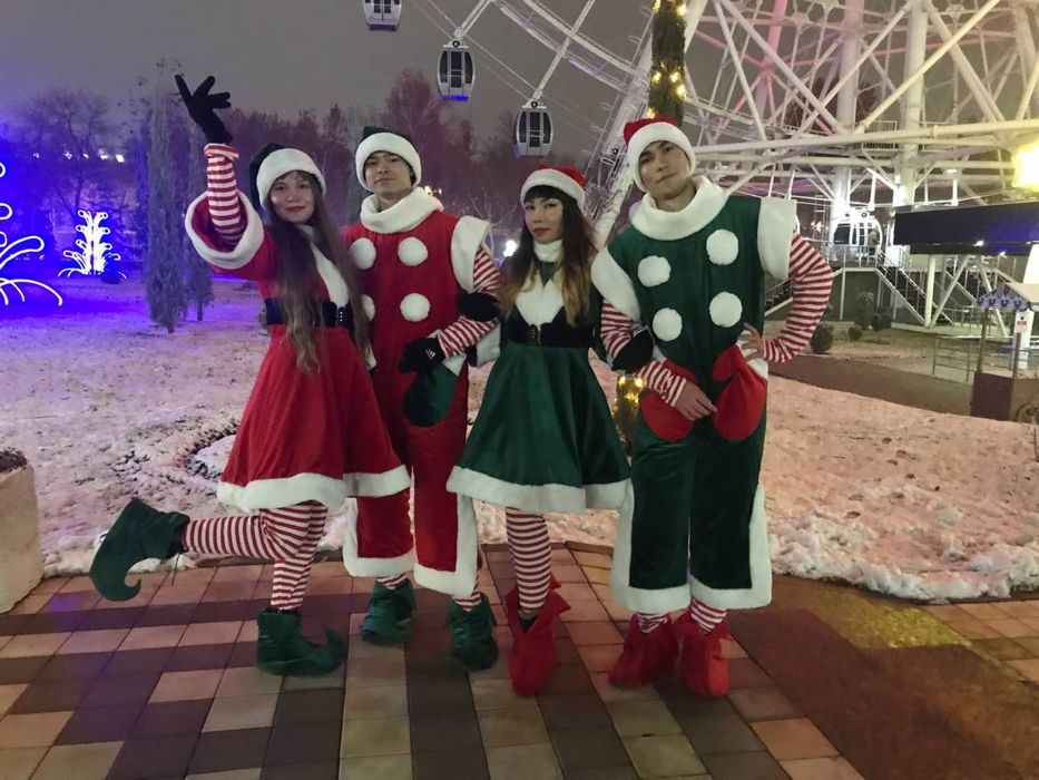 Дед мороз и снегурочка, новогодняя шоу программа