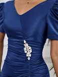 Rochie elegantă albastră, mărimea S