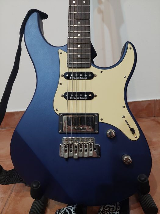 Yamaha Pacifica 612 VIIX Matte Silk Blue stare foarte bună PACK