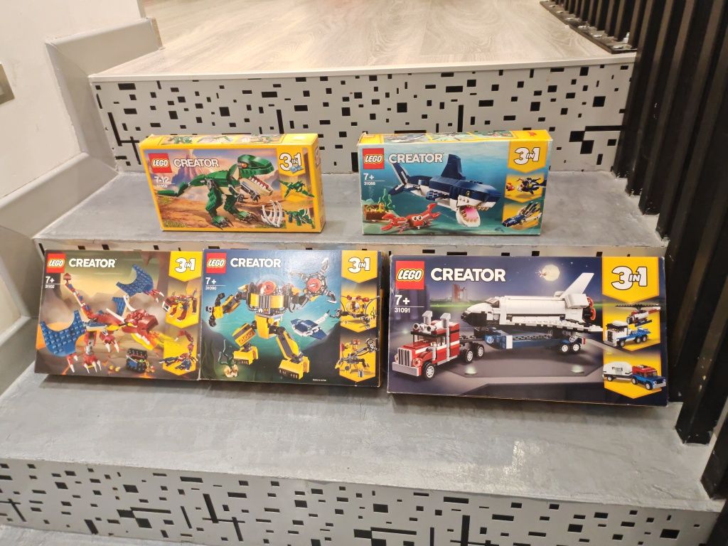 Lego Technic, City, Creator, Juniors - ca noi