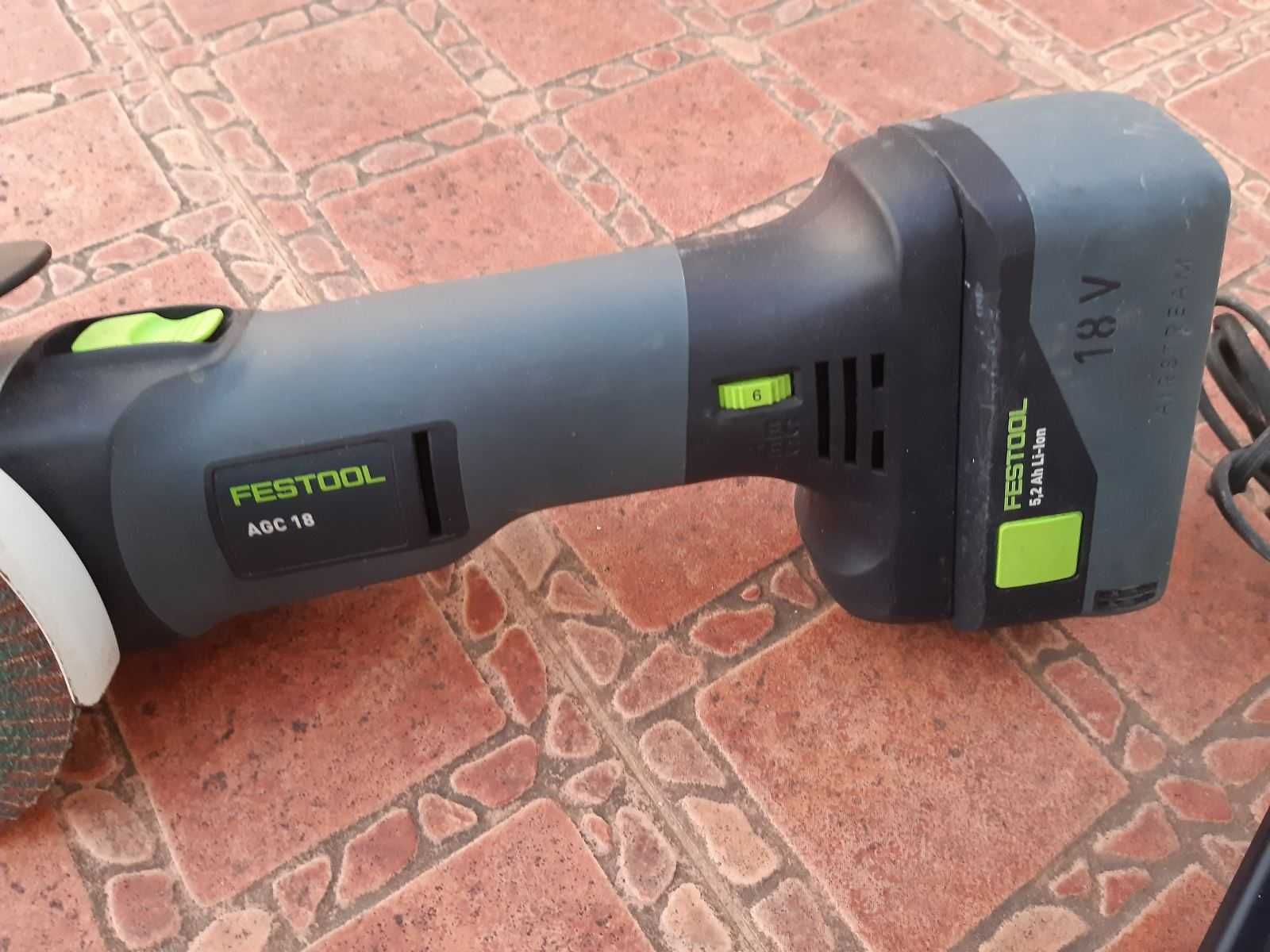 FESTOOL AGC 18-125 EB - Акумулаторен ъглошлайф