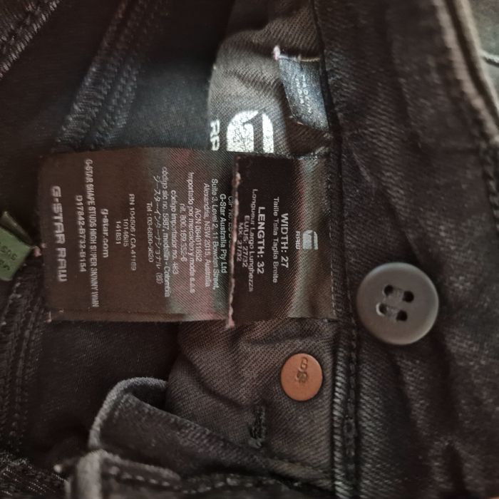 Jeans/Blugi G-Star Raw Super Skinny Marime 27