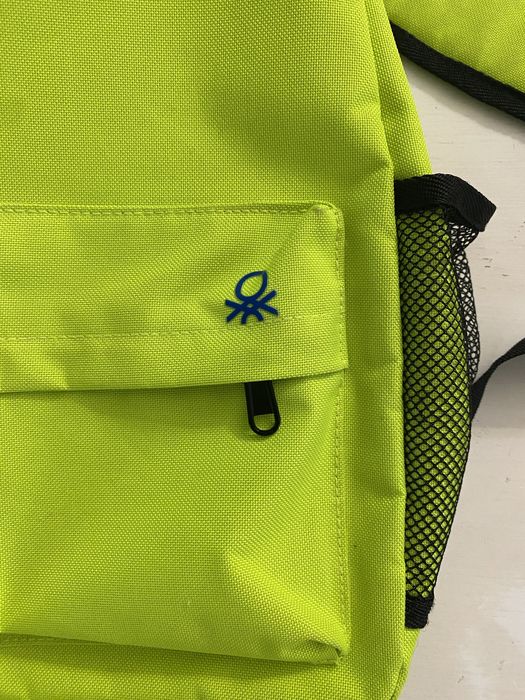 Rucsac United Colors of BENETON verde neon