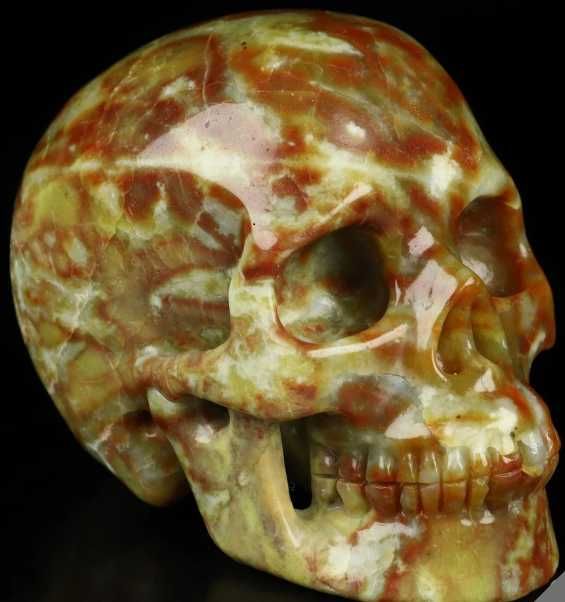 Craniu Sculptat Manual din Cristal Natural 904g