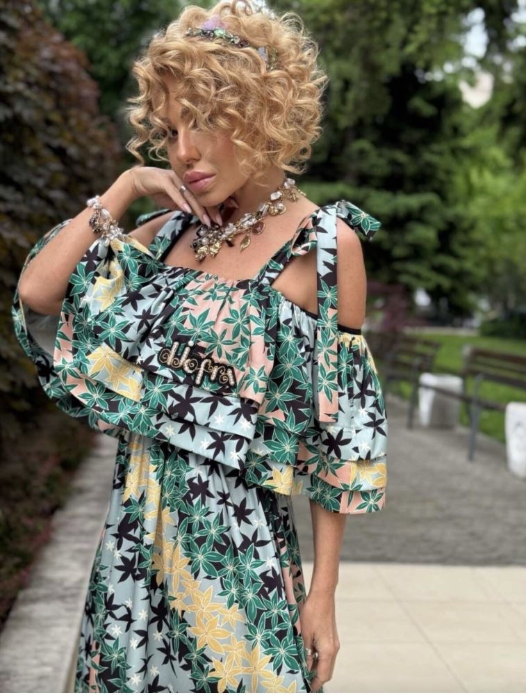 Дълга рокля Djofra Джофра