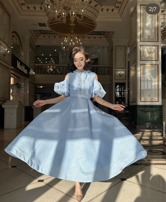 Нежное воздушное платье