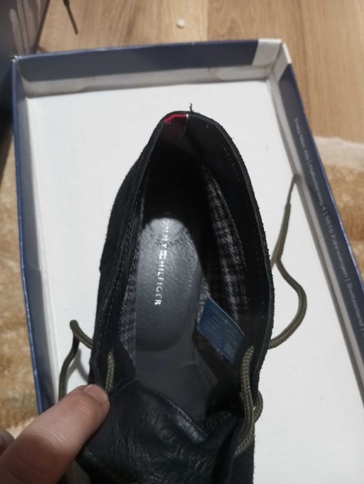 Cizme piele, ghete Tommy Hilfiger  
originale, model  FW56814817