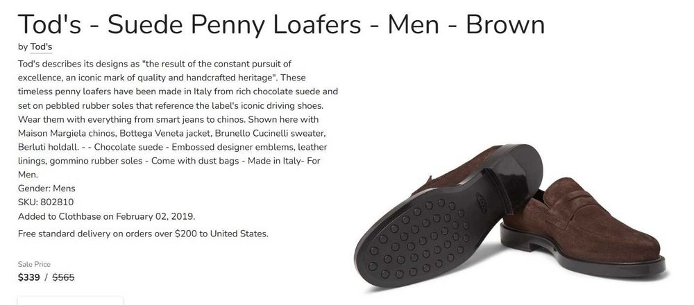 Pantofi loafer penny de lux 41 41.5 TOD'S lucrati manual piele natural