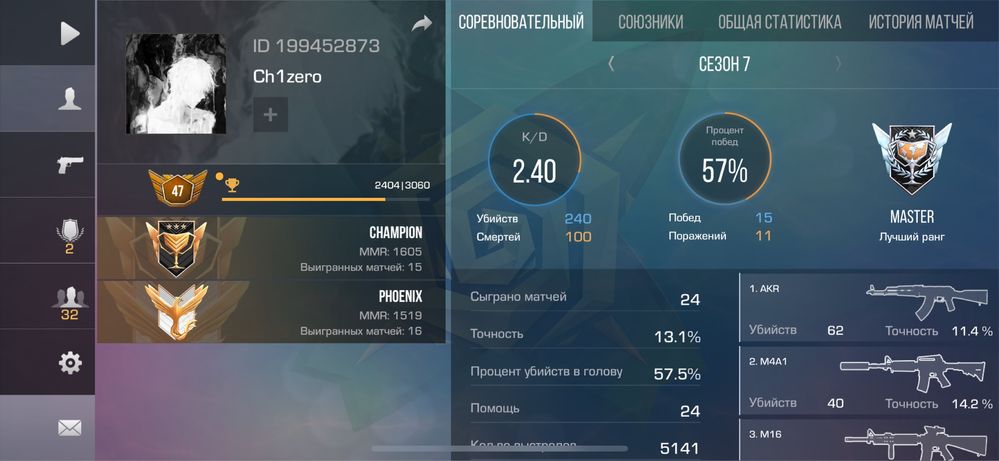 стандофф аккаунт