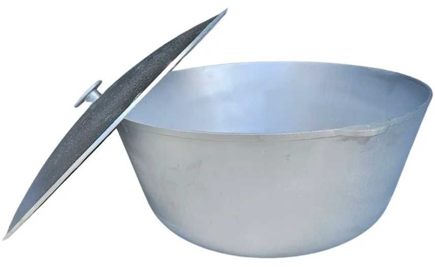 Ceaun Aluminiu cu capac + Paleta jumari + Lingura lemn