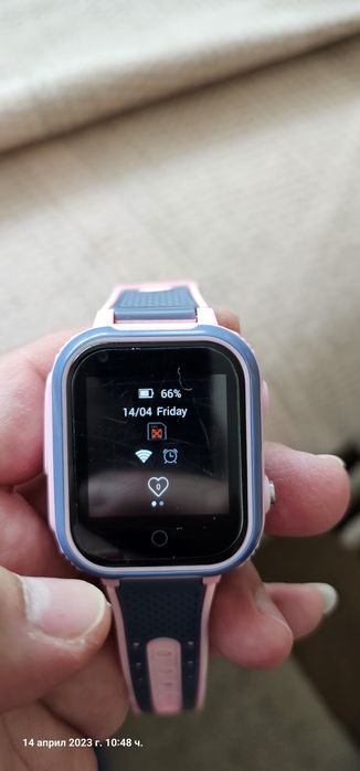 Детски розов часовник 4G, GPS+LBS+Wi-fi