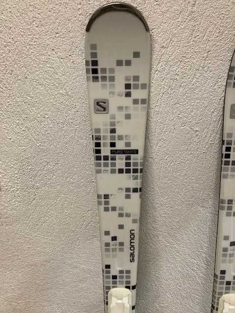 Ски Salomon Pure White (All-Rounder) + ски автомати Salomon