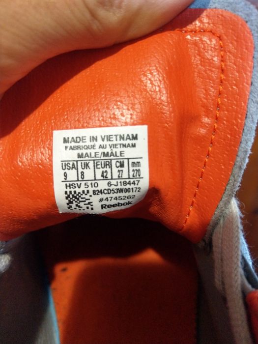 Reebok 42,5нм. 27,0см.