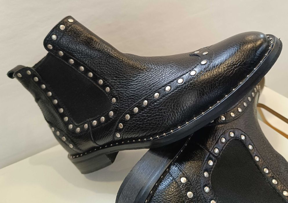 Ghete chelsea 37 lucrate manual Lavoratione Artigianale piele naturala