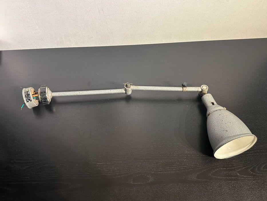 Соц Индустриална Сгъваема Лампа Винтидж