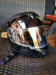 Vand casca moto scuter atv cu barbie rabatabila