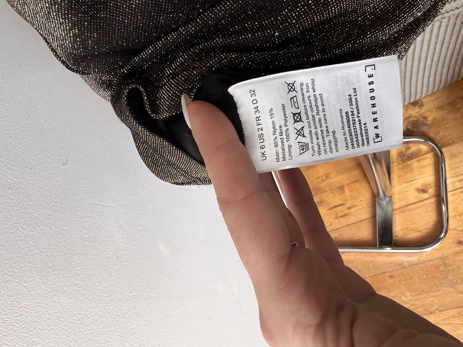 Rochie Warehouse aurie