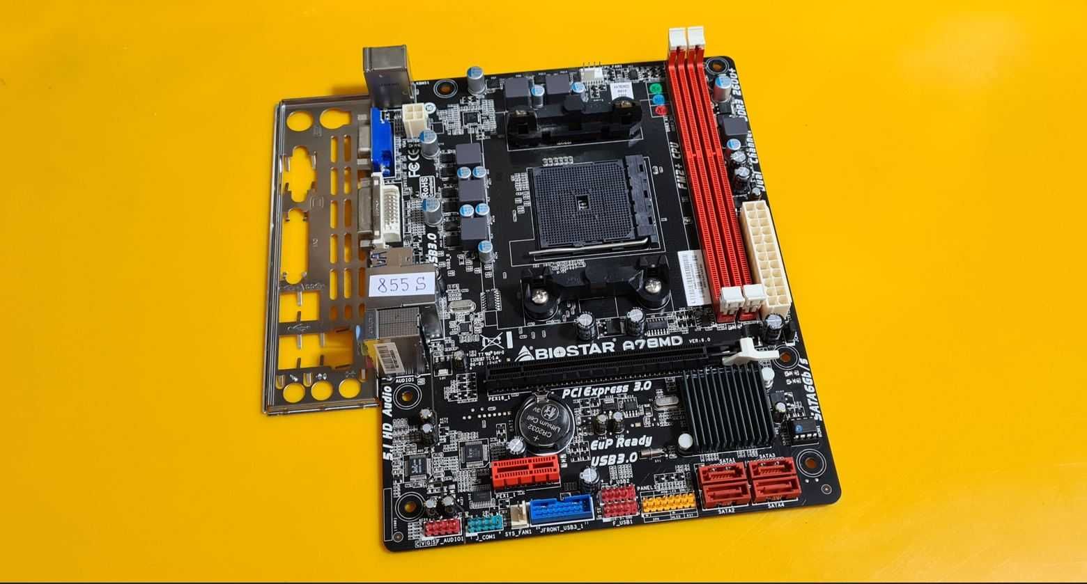 855S.Placa De Baza Biostar A78MD,2xDDR3,Socket FM2+